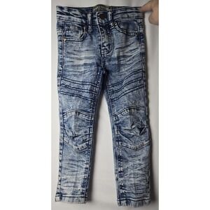 Denim and Rivets‎ Toddler Boys Size 3T Moto Jeans, Distressed